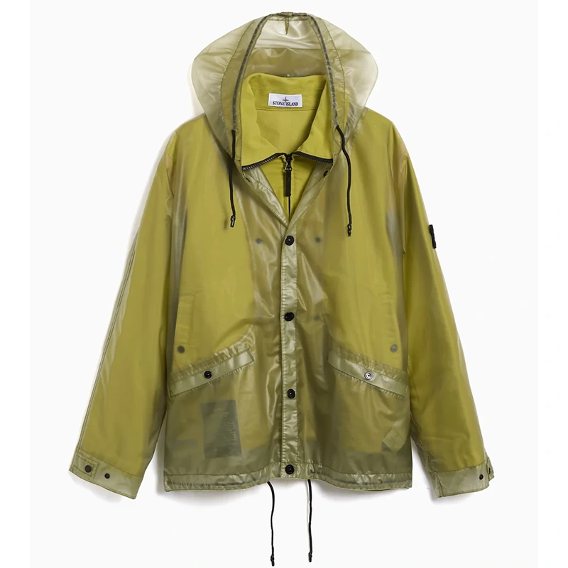 Stone Island Translucent Cover Detachable Rain Jacket 6 Stone Island Translucent Cover Detachable Rain Jacket <p>Shop the <strong>Stone Island Translucent Cover Detachable Rain Jacket</strong> for a clean windbreaker-inspired look. A versatile outerwear choice for casual layering, athletic styling, streetwear outfits, and transitional-season fashion.</p>