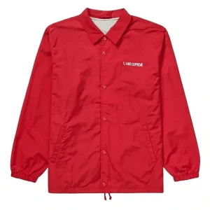 Supreme 1-800 Coaches Red Jacket