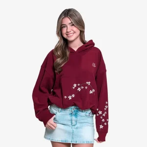 Target Embreigh Edit Girls' Bubble Hem Fleece Hoodie