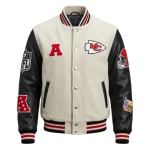 Taylor Swift Chiefs Black White Jacket