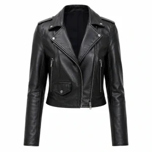 The Miniature Wife Elizabeth Banks Black Leather Jacket