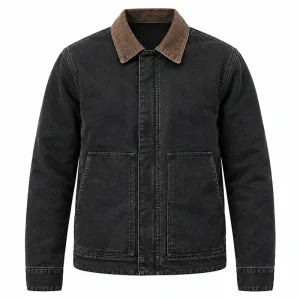 Tom Holland Black Cotton Jacket