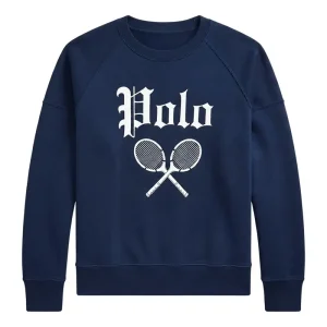 US Open Slub Navy Crewneck Sweatshirt