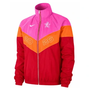 WNBA All-Star Game 2026 Nike Red Windrunner Jacket