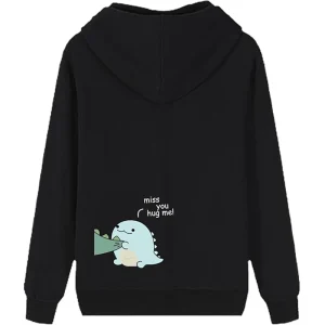 Women's Lovely Dinosaur Matching Couple Hoodie