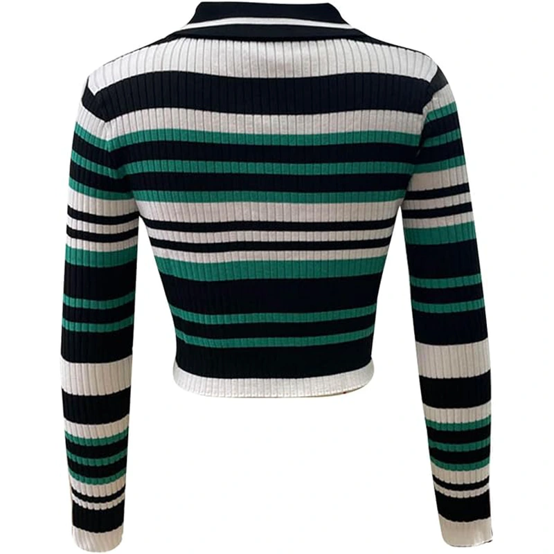 Women's Vintage Striped Color Block Button Knit Sweater <p>Shop the <strong>Women's Vintage Striped Color Block Button Knit Sweater</strong>, a stylish sweater featuring retro-inspired character. Designed with a polished knit-inspired look made for easy seasonal styling, it is a great choice for fall layering, work-to-weekend outfits, casual days, and seasonal wardrobes. Pair it with your favorite casual essentials for an effortless, trend-ready look.</p>