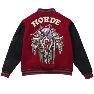 Areena Design <div class="product-short-description"><h2>World Of Warcraft Horde Varsity Jacket</h2><p>The World Of Warcraft Horde Varsity Jacket delivers a bold varsity jacket look shaped by screen-inspired character styling and collectible appeal. Easy to style with jeans, tees, or casual separates, it brings memorable visual appeal to any modern wardrobe.</p></div> World Of Warcraft Horde Varsity Jacket <div class="product-short-description"><h2>World Of Warcraft Horde Varsity Jacket</h2><p>The World Of Warcraft Horde Varsity Jacket delivers a bold varsity jacket look shaped by screen-inspired character styling and collectible appeal. Easy to style with jeans, tees, or casual separates, it brings memorable visual appeal to any modern wardrobe.</p></div>