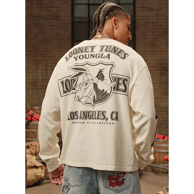YoungLA x Looney Tunes Longsleeve T-shirt YoungLA x Looney Tunes Longsleeve T-shirt <p>Shop the <strong>YoungLA x Looney Tunes Longsleeve T-shirt</strong>, a standout T-shirt style for casual wear and street-inspired outfits. Ideal for everyday styling, layered looks, fan fashion, and statement wardrobes.</p>