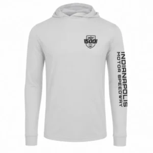 2026 Indy 500 Grey Pullover Hooded T-shirt