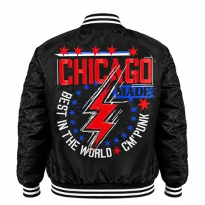 Areena Design <p>Upgrade your wardrobe with the <strong>CM Punk Chicago Made Bomber Jacket</strong>, a stylish jacket designed for fans of standout streetwear and modern outerwear. Featuring classic bomber-style construction, a comfortable fit, and distinctive detailing, this piece is ideal for casual wear, collections, and everyday styling. Buy this premium jacket online in the USA.</p> CM Punk Chicago Made Bomber Jacket <p>Upgrade your wardrobe with the <strong>CM Punk Chicago Made Bomber Jacket</strong>, a stylish jacket designed for fans of standout streetwear and modern outerwear. Featuring classic bomber-style construction, a comfortable fit, and distinctive detailing, this piece is ideal for casual wear, collections, and everyday styling. Buy this premium jacket online in the USA.</p>
