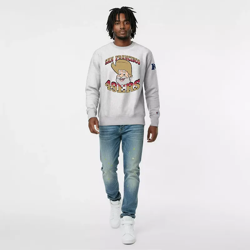 Champion NFL x Disney Stinky Pete San Francisco 49ers Pullover Sweatshirt Champion NFL x Disney Stinky Pete San Francisco 49ers Pullover Sweatshirt <p>Shop the <strong>Champion NFL x Disney Stinky Pete San Francisco 49ers Pullover Sweatshirt</strong>, a versatile sweatshirt style for casual and streetwear looks. Ideal for everyday layering, relaxed outfits, seasonal styling, and statement wardrobe rotation.</p>