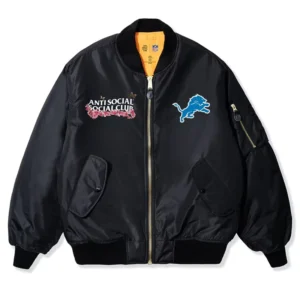 Areena Design <p>Elevate your outerwear collection with the <strong>Detroit Lions AntiSocialSocialClub x NFL MA-1 Full-Zip Blossom Bomber Jacket</strong>. This MA-1 inspired bomber combines recognizable team style with a bold streetwear influence for Detroit Lions fans. Its versatile profile works for game days, casual layering, urban outfits, and seasonal wear. A strong choice for shoppers looking for a distinctive sports-inspired bomber jacket online.</p> Detroit Lions AntiSocialSocialClub x NFL MA-1 Full-Zip Blossom Bomber Jacket <p>Elevate your outerwear collection with the <strong>Detroit Lions AntiSocialSocialClub x NFL MA-1 Full-Zip Blossom Bomber Jacket</strong>. This MA-1 inspired bomber combines recognizable team style with a bold streetwear influence for Detroit Lions fans. Its versatile profile works for game days, casual layering, urban outfits, and seasonal wear. A strong choice for shoppers looking for a distinctive sports-inspired bomber jacket online.</p>