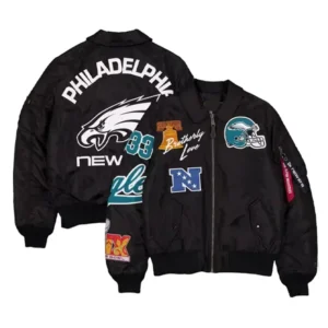 Eagles New Era x Alpha Industries MA-1 Bomber Jacket 2026
