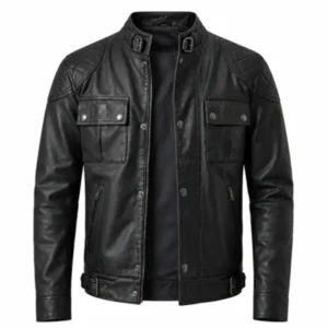 Henry Cavill Black Biker Jacket