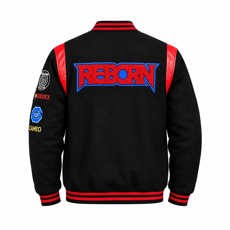 Kavinsky Reborn Black Varsity Jacket 1 Kavinsky Reborn Black Varsity Jacket <p>Upgrade your wardrobe with the <strong>Kavinsky Reborn Black Varsity Jacket</strong>, a stylish jacket designed for fans of standout streetwear and modern outerwear. Featuring durable everyday construction, a comfortable fit, and distinctive detailing, this piece is ideal for casual wear, collections, and everyday styling. Buy this premium jacket online in the USA.</p>