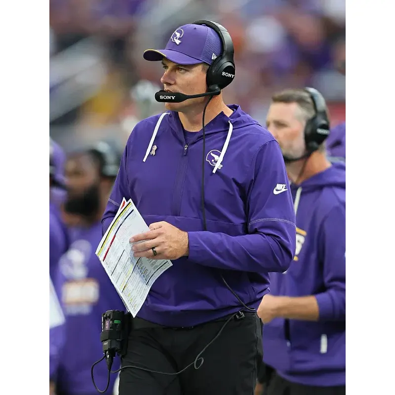 Kevin O’Connell 2026 Minnesota Vikings Hooded Anorak Jacket 6 Kevin O’Connell 2026 Minnesota Vikings Hooded Anorak Jacket <p>Upgrade your streetwear and fanwear rotation with the <strong>Kevin O’Connell 2026 Minnesota Vikings Hooded Anorak Jacket</strong>, a statement anorak jacket designed for a bold, modern look and easy everyday styling.</p><ul><li>Distinctive Kevin O’Connell 2026 Minnesota Vikings Hooded Anorak Jacket inspired design</li><li>Versatile choice for casual wear, game day, events, or street style</li><li>Ideal for fans and collectors looking for standout apparel</li></ul>