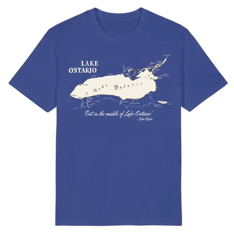 Lake Ontario T-shirt Lake Ontario T-shirt <p>Capture relaxed lakeside style with the Lake Ontario T-shirt, an easy graphic tee inspired by one of North America's iconic Great Lakes. Pair it with shorts, denim, or casual layers for travel days and everyday outfits. Shop the Lake Ontario T-shirt online for laid-back destination-inspired fashion and simple seasonal streetwear styling.</p>