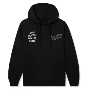 Las Vegas Raiders AntiSocialSocialClub x NFL Black Impact Hoodie