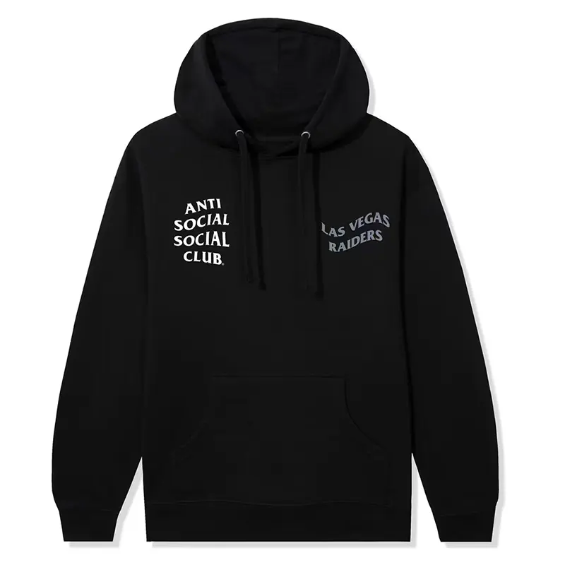 Las Vegas Raiders AntiSocialSocialClub x NFL Black Impact Hoodie 1 Las Vegas Raiders AntiSocialSocialClub x NFL Black Impact Hoodie <p>Showcase modern sports streetwear with the <strong>Las Vegas Raiders AntiSocialSocialClub x NFL Black Impact Hoodie</strong> in a black colorway. This statement hoodie blends team-inspired identity with a bold collaborative aesthetic for Las Vegas Raiders fans. Ideal for game-day layering, casual outfits, travel, and everyday wear, it offers an easy way to bring fan style into your rotation. Shop this stylish hoodie online for a standout look.</p>