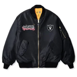 Areena Design <p>Elevate your outerwear collection with the <strong>Las Vegas Raiders AntiSocialSocialClub x NFL MA-1 Full-Zip Blossom Bomber Jacket</strong>. This MA-1 inspired bomber combines recognizable team style with a bold streetwear influence for Las Vegas Raiders fans. Its versatile profile works for game days, casual layering, urban outfits, and seasonal wear. A strong choice for shoppers looking for a distinctive sports-inspired bomber jacket online.</p> Las Vegas Raiders AntiSocialSocialClub x NFL MA-1 Full-Zip Blossom Bomber Jacket <p>Elevate your outerwear collection with the <strong>Las Vegas Raiders AntiSocialSocialClub x NFL MA-1 Full-Zip Blossom Bomber Jacket</strong>. This MA-1 inspired bomber combines recognizable team style with a bold streetwear influence for Las Vegas Raiders fans. Its versatile profile works for game days, casual layering, urban outfits, and seasonal wear. A strong choice for shoppers looking for a distinctive sports-inspired bomber jacket online.</p>