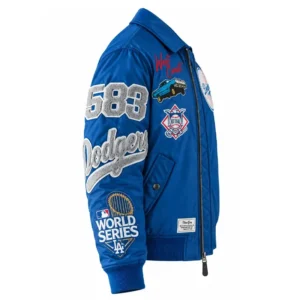 Areena Design <p>Elevate your wardrobe with the <strong>Los Angeles Dodgers New Era x Alpha Industries MA-1 Full-Zip Bomber Jacket</strong>, a standout jacket designed for fans of modern streetwear and statement fashion. Featuring iconic bomber silhouette and practical zip-front design, it offers a versatile look for casual outfits, game-day style, concerts, and everyday wear. Shop the Los Angeles Dodgers New Era x Alpha Industries MA-1 Full-Zip Bomber Jacket online in the USA for a bold, trend-focused addition to your collection.</p> Los Angeles Dodgers New Era x Alpha Industries MA-1 Full-Zip Bomber Jacket <p>Elevate your wardrobe with the <strong>Los Angeles Dodgers New Era x Alpha Industries MA-1 Full-Zip Bomber Jacket</strong>, a standout jacket designed for fans of modern streetwear and statement fashion. Featuring iconic bomber silhouette and practical zip-front design, it offers a versatile look for casual outfits, game-day style, concerts, and everyday wear. Shop the Los Angeles Dodgers New Era x Alpha Industries MA-1 Full-Zip Bomber Jacket online in the USA for a bold, trend-focused addition to your collection.</p>