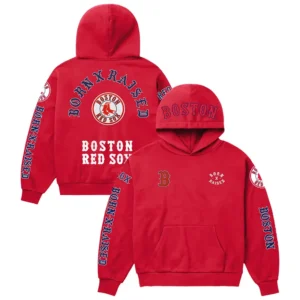 MLB Boston Red Sox Born x Raised Red Moneyball Hoodie
