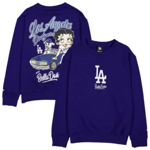 MLB Los Angeles Dodgers New Era x Bella Doña Betty Boop Car Sweatshirt