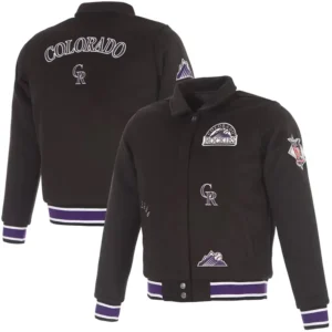 MLB Women's Colorado Rockies JH Design Reversible Full-Snap Jacket