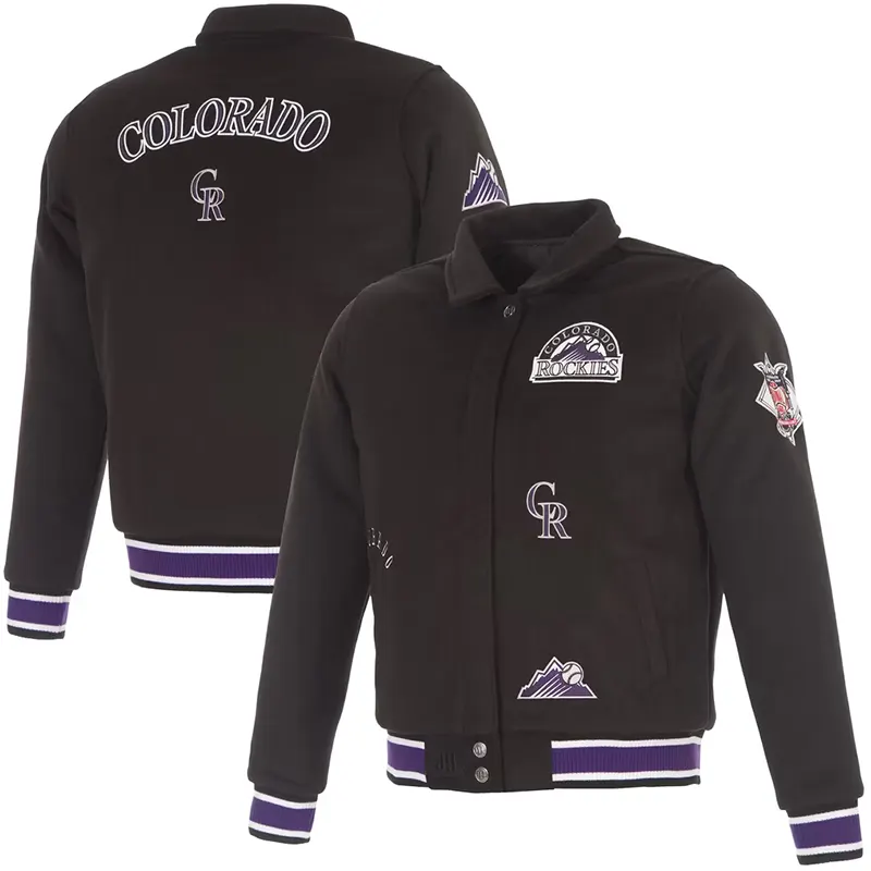 MLB Womens Colorado Rockies JH Design Reversible Full-Snap Jacket 5 MLB Women's Colorado Rockies JH Design Reversible Full-Snap Jacket <p>Shop the <strong>MLB Women's Colorado Rockies JH Design Reversible Full-Snap Jacket</strong>, a standout full-snap jacket designed with versatile reversible styling and classic full-snap closure. A strong choice for game-day outfits, casual streetwear, and fans who want recognizable team-inspired style.</p>