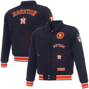 MLB Women's Houston Astros JH Design Reversible Full-Snap Jacket
