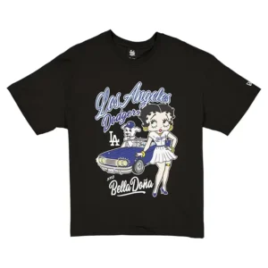 MLB Women's Los Angeles Dodgers New Era x Bella Doña Betty Boop Car T-Shirt