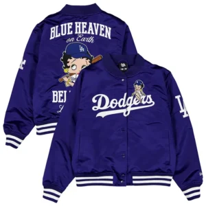 MLB Women's Los Angeles Dodgers New Era x Bella Doña Betty Boop Full-Snap Jacket