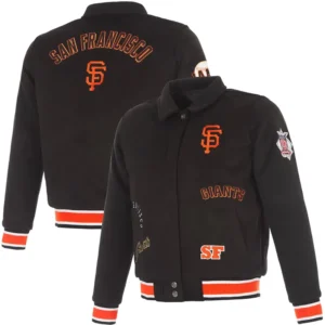 MLB Women's San Francisco Giants JH Design Reversible Full-Snap Jacket