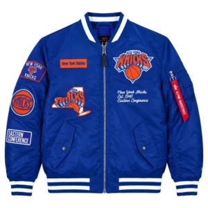 NY Knicks Alpha Industries Jacket