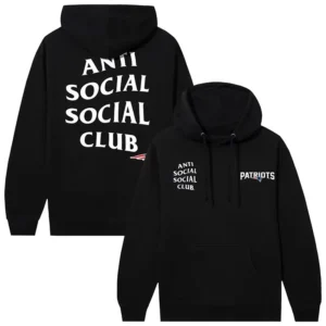 New England Patriots AntiSocialSocialClub x NFL Snap Hoodie