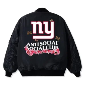 Areena Design <p>Elevate your outerwear collection with the <strong>New York Giants AntiSocialSocialClub x NFL MA-1 Full-Zip Blossom Bomber Jacket</strong>. This MA-1 inspired bomber combines recognizable team style with a bold streetwear influence for New York Giants fans. Its versatile profile works for game days, casual layering, urban outfits, and seasonal wear. A strong choice for shoppers looking for a distinctive sports-inspired bomber jacket online.</p> New York Giants AntiSocialSocialClub x NFL MA-1 Full-Zip Blossom Bomber Jacket <p>Elevate your outerwear collection with the <strong>New York Giants AntiSocialSocialClub x NFL MA-1 Full-Zip Blossom Bomber Jacket</strong>. This MA-1 inspired bomber combines recognizable team style with a bold streetwear influence for New York Giants fans. Its versatile profile works for game days, casual layering, urban outfits, and seasonal wear. A strong choice for shoppers looking for a distinctive sports-inspired bomber jacket online.</p>