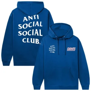 New York Giants AntiSocialSocialClub x NFL Snap Hoodie