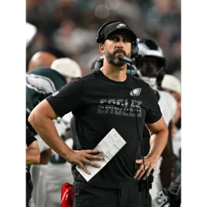 Areena Design <p>Upgrade your streetwear and fanwear rotation with the <strong>Nick Sirianni 2026 Philadelphia Eagles Sideline T-Shirt</strong>, a sideline-inspired T-shirt designed for a bold, modern look and easy everyday styling.</p><ul><li>Distinctive Nick Sirianni 2026 Philadelphia Eagles Sideline T-Shirt inspired design</li><li>Versatile choice for casual wear, game day, events, or street style</li><li>Ideal for fans and collectors looking for standout apparel</li></ul> Nick Sirianni 2026 Philadelphia Eagles Sideline T-Shirt <p>Upgrade your streetwear and fanwear rotation with the <strong>Nick Sirianni 2026 Philadelphia Eagles Sideline T-Shirt</strong>, a sideline-inspired T-shirt designed for a bold, modern look and easy everyday styling.</p><ul><li>Distinctive Nick Sirianni 2026 Philadelphia Eagles Sideline T-Shirt inspired design</li><li>Versatile choice for casual wear, game day, events, or street style</li><li>Ideal for fans and collectors looking for standout apparel</li></ul>