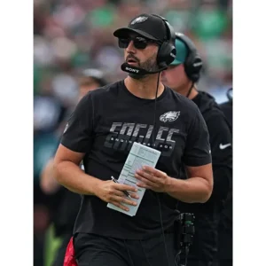 Areena Design <p>Upgrade your streetwear and fanwear rotation with the <strong>Nick Sirianni 2026 Philadelphia Eagles Sideline T-Shirt</strong>, a sideline-inspired T-shirt designed for a bold, modern look and easy everyday styling.</p><ul><li>Distinctive Nick Sirianni 2026 Philadelphia Eagles Sideline T-Shirt inspired design</li><li>Versatile choice for casual wear, game day, events, or street style</li><li>Ideal for fans and collectors looking for standout apparel</li></ul> Nick Sirianni 2026 Philadelphia Eagles Sideline T-Shirt <p>Upgrade your streetwear and fanwear rotation with the <strong>Nick Sirianni 2026 Philadelphia Eagles Sideline T-Shirt</strong>, a sideline-inspired T-shirt designed for a bold, modern look and easy everyday styling.</p><ul><li>Distinctive Nick Sirianni 2026 Philadelphia Eagles Sideline T-Shirt inspired design</li><li>Versatile choice for casual wear, game day, events, or street style</li><li>Ideal for fans and collectors looking for standout apparel</li></ul>