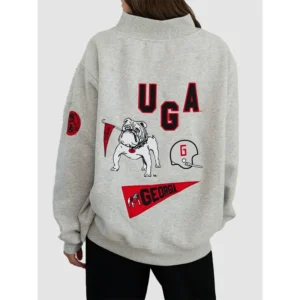 Areena Design <p>Upgrade your streetwear and fanwear rotation with the <strong>Parke x ’47 Georgia Graphic Mockneck Sweatshirt</strong>, a graphic mockneck sweatshirt designed for a bold, modern look and easy everyday styling.</p><ul><li>Distinctive Parke x ’47 Georgia Graphic Mockneck Sweatshirt inspired design</li><li>Versatile choice for casual wear, game day, events, or street style</li><li>Ideal for fans and collectors looking for standout apparel</li></ul> Parke x ’47 Georgia Graphic Mockneck Sweatshirt <p>Upgrade your streetwear and fanwear rotation with the <strong>Parke x ’47 Georgia Graphic Mockneck Sweatshirt</strong>, a graphic mockneck sweatshirt designed for a bold, modern look and easy everyday styling.</p><ul><li>Distinctive Parke x ’47 Georgia Graphic Mockneck Sweatshirt inspired design</li><li>Versatile choice for casual wear, game day, events, or street style</li><li>Ideal for fans and collectors looking for standout apparel</li></ul>