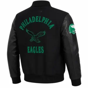 Areena Design <p>Represent your team-inspired style with the <strong>Philadelphia Eagles First Team Varsity Jacket</strong>. This classic varsity jacket delivers a bold collegiate look for Philadelphia Eagles fans, making it easy to style for game days, casual outings, and everyday streetwear. Pair it with denim, joggers, or sneakers for a clean fan-focused outfit. Shop this stylish varsity jacket online today.</p> Philadelphia Eagles First Team Varsity Jacket <p>Represent your team-inspired style with the <strong>Philadelphia Eagles First Team Varsity Jacket</strong>. This classic varsity jacket delivers a bold collegiate look for Philadelphia Eagles fans, making it easy to style for game days, casual outings, and everyday streetwear. Pair it with denim, joggers, or sneakers for a clean fan-focused outfit. Shop this stylish varsity jacket online today.</p>