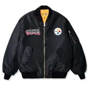 Areena Design <p>Elevate your outerwear collection with the <strong>Pittsburgh Steelers AntiSocialSocialClub x NFL MA-1 Full-Zip Blossom Bomber Jacket</strong>. This MA-1 inspired bomber combines recognizable team style with a bold streetwear influence for Pittsburgh Steelers fans. Its versatile profile works for game days, casual layering, urban outfits, and seasonal wear. A strong choice for shoppers looking for a distinctive sports-inspired bomber jacket online.</p> Pittsburgh Steelers AntiSocialSocialClub x NFL MA-1 Full-Zip Blossom Bomber Jacket <p>Elevate your outerwear collection with the <strong>Pittsburgh Steelers AntiSocialSocialClub x NFL MA-1 Full-Zip Blossom Bomber Jacket</strong>. This MA-1 inspired bomber combines recognizable team style with a bold streetwear influence for Pittsburgh Steelers fans. Its versatile profile works for game days, casual layering, urban outfits, and seasonal wear. A strong choice for shoppers looking for a distinctive sports-inspired bomber jacket online.</p>