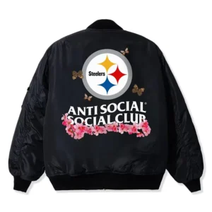 Areena Design <p>Elevate your outerwear collection with the <strong>Pittsburgh Steelers AntiSocialSocialClub x NFL MA-1 Full-Zip Blossom Bomber Jacket</strong>. This MA-1 inspired bomber combines recognizable team style with a bold streetwear influence for Pittsburgh Steelers fans. Its versatile profile works for game days, casual layering, urban outfits, and seasonal wear. A strong choice for shoppers looking for a distinctive sports-inspired bomber jacket online.</p> Pittsburgh Steelers AntiSocialSocialClub x NFL MA-1 Full-Zip Blossom Bomber Jacket <p>Elevate your outerwear collection with the <strong>Pittsburgh Steelers AntiSocialSocialClub x NFL MA-1 Full-Zip Blossom Bomber Jacket</strong>. This MA-1 inspired bomber combines recognizable team style with a bold streetwear influence for Pittsburgh Steelers fans. Its versatile profile works for game days, casual layering, urban outfits, and seasonal wear. A strong choice for shoppers looking for a distinctive sports-inspired bomber jacket online.</p>