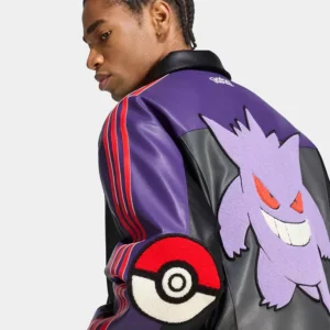 Areena Design <p>Upgrade your streetwear and fanwear rotation with the <strong>Pokemon x Adidas 30th Anniversary Gengar Leather Jacket</strong>, a anniversary-inspired leather jacket designed for a bold, modern look and easy everyday styling.</p><ul><li>Distinctive Pokemon x Adidas 30th Anniversary Gengar Leather Jacket inspired design</li><li>Versatile choice for casual wear, game day, events, or street style</li><li>Ideal for fans and collectors looking for standout apparel</li></ul> Pokemon x Adidas 30th Anniversary Gengar Leather Jacket <p>Upgrade your streetwear and fanwear rotation with the <strong>Pokemon x Adidas 30th Anniversary Gengar Leather Jacket</strong>, a anniversary-inspired leather jacket designed for a bold, modern look and easy everyday styling.</p><ul><li>Distinctive Pokemon x Adidas 30th Anniversary Gengar Leather Jacket inspired design</li><li>Versatile choice for casual wear, game day, events, or street style</li><li>Ideal for fans and collectors looking for standout apparel</li></ul>