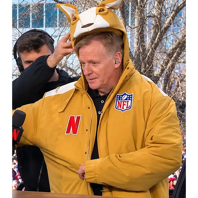 Roger Goodell N-F-L Kangaroo Jacket 2 Roger Goodell N-F-L Kangaroo Jacket <p>Upgrade your wardrobe with the <strong>Roger Goodell N-F-L Kangaroo Jacket</strong>, a stylish jacket designed for fans of standout streetwear and modern outerwear. Featuring durable everyday construction, a comfortable fit, and distinctive detailing, this piece is ideal for casual wear, collections, and everyday styling. Buy this premium jacket online in the USA.</p>