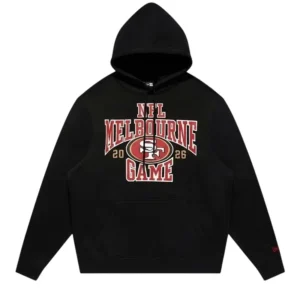 SF 49ers NFL Melbourne Script Hoodie