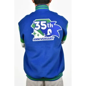 Areena Design <p>Upgrade your streetwear and fanwear rotation with the <strong>Sonic the Hedgehog 35th Anniversary Varsity Jacket</strong>, a anniversary-inspired varsity jacket designed for a bold, modern look and easy everyday styling.</p><ul><li>Distinctive Sonic the Hedgehog 35th Anniversary Varsity Jacket inspired design</li><li>Versatile choice for casual wear, game day, events, or street style</li><li>Ideal for fans and collectors looking for standout apparel</li></ul> Sonic the Hedgehog 35th Anniversary Varsity Jacket <p>Upgrade your streetwear and fanwear rotation with the <strong>Sonic the Hedgehog 35th Anniversary Varsity Jacket</strong>, a anniversary-inspired varsity jacket designed for a bold, modern look and easy everyday styling.</p><ul><li>Distinctive Sonic the Hedgehog 35th Anniversary Varsity Jacket inspired design</li><li>Versatile choice for casual wear, game day, events, or street style</li><li>Ideal for fans and collectors looking for standout apparel</li></ul>