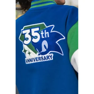 Areena Design <p>Upgrade your streetwear and fanwear rotation with the <strong>Sonic the Hedgehog 35th Anniversary Varsity Jacket</strong>, a anniversary-inspired varsity jacket designed for a bold, modern look and easy everyday styling.</p><ul><li>Distinctive Sonic the Hedgehog 35th Anniversary Varsity Jacket inspired design</li><li>Versatile choice for casual wear, game day, events, or street style</li><li>Ideal for fans and collectors looking for standout apparel</li></ul> Sonic the Hedgehog 35th Anniversary Varsity Jacket <p>Upgrade your streetwear and fanwear rotation with the <strong>Sonic the Hedgehog 35th Anniversary Varsity Jacket</strong>, a anniversary-inspired varsity jacket designed for a bold, modern look and easy everyday styling.</p><ul><li>Distinctive Sonic the Hedgehog 35th Anniversary Varsity Jacket inspired design</li><li>Versatile choice for casual wear, game day, events, or street style</li><li>Ideal for fans and collectors looking for standout apparel</li></ul>