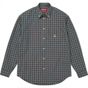Supreme Brown Mini Plaid Shirt