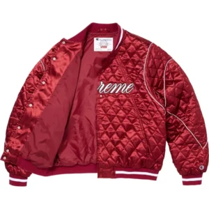 Areena Design <p>Elevate your wardrobe with the <strong>Supreme Champion Quilted Satin Varsity Jacket</strong>, a standout jacket designed for fans of modern streetwear and statement fashion. Featuring smooth satin varsity styling and quilted detailing, it offers a versatile look for casual outfits, game-day style, concerts, and everyday wear. Shop the Supreme Champion Quilted Satin Varsity Jacket online in the USA for a bold, trend-focused addition to your collection.</p> Supreme Champion Quilted Satin Varsity Jacket <p>Elevate your wardrobe with the <strong>Supreme Champion Quilted Satin Varsity Jacket</strong>, a standout jacket designed for fans of modern streetwear and statement fashion. Featuring smooth satin varsity styling and quilted detailing, it offers a versatile look for casual outfits, game-day style, concerts, and everyday wear. Shop the Supreme Champion Quilted Satin Varsity Jacket online in the USA for a bold, trend-focused addition to your collection.</p>